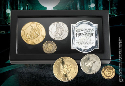 Harry Potter Replik Gringotts Bank Muenzen Set - Preorder - ETA: 18.10.2025