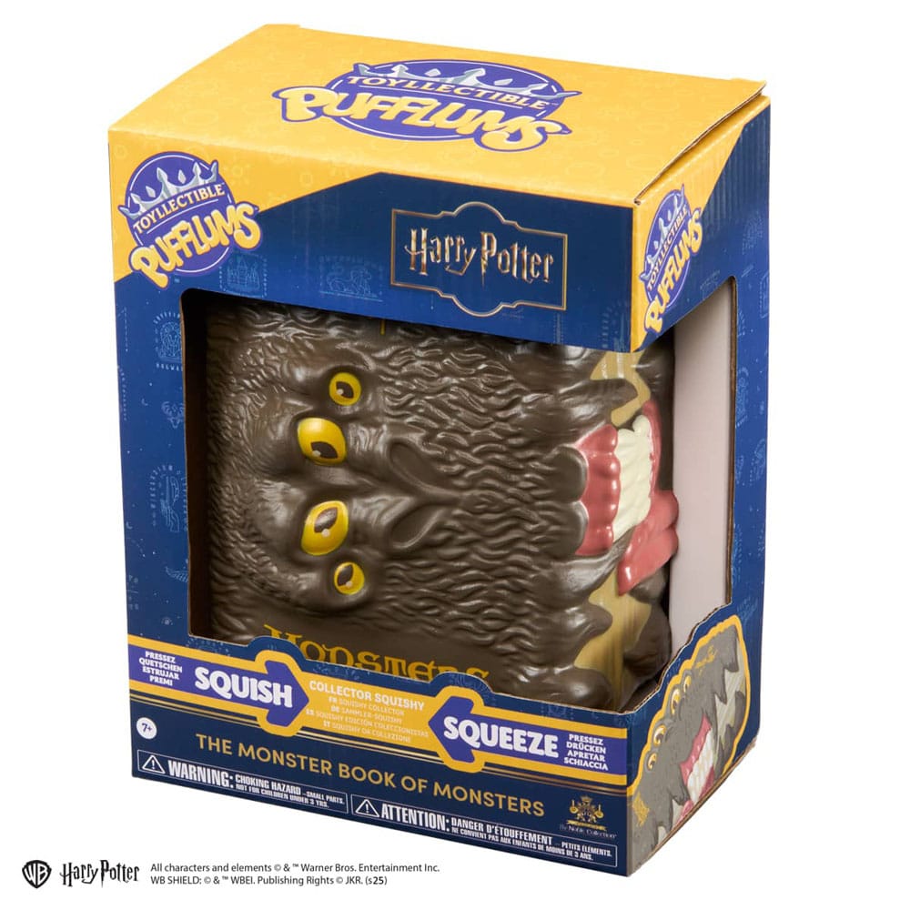 Harry Potter Squishy Anti-Stress-Figur Pufflums The Monster Book of Monsters 15 cm - Preorder - ETA: 29.12.2025