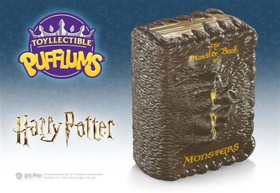 Harry Potter Squishy Anti-Stress-Figur Pufflums The Monster Book of Monsters 15 cm - Preorder - ETA: 29.12.2025