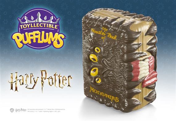 Harry Potter Squishy Anti-Stress-Figur Pufflums The Monster Book of Monsters 15 cm - Preorder - ETA: 29.12.2025