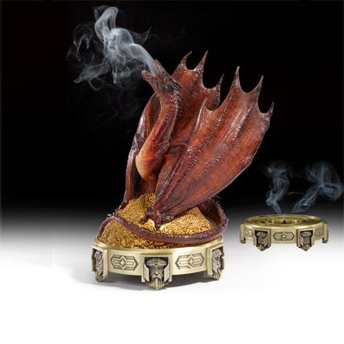 Der Hobbit Smaugs Einöde Statue mit Räuchereinsatz Smaug 25 cm - Versand: 5-7 Tage nach Bestellung