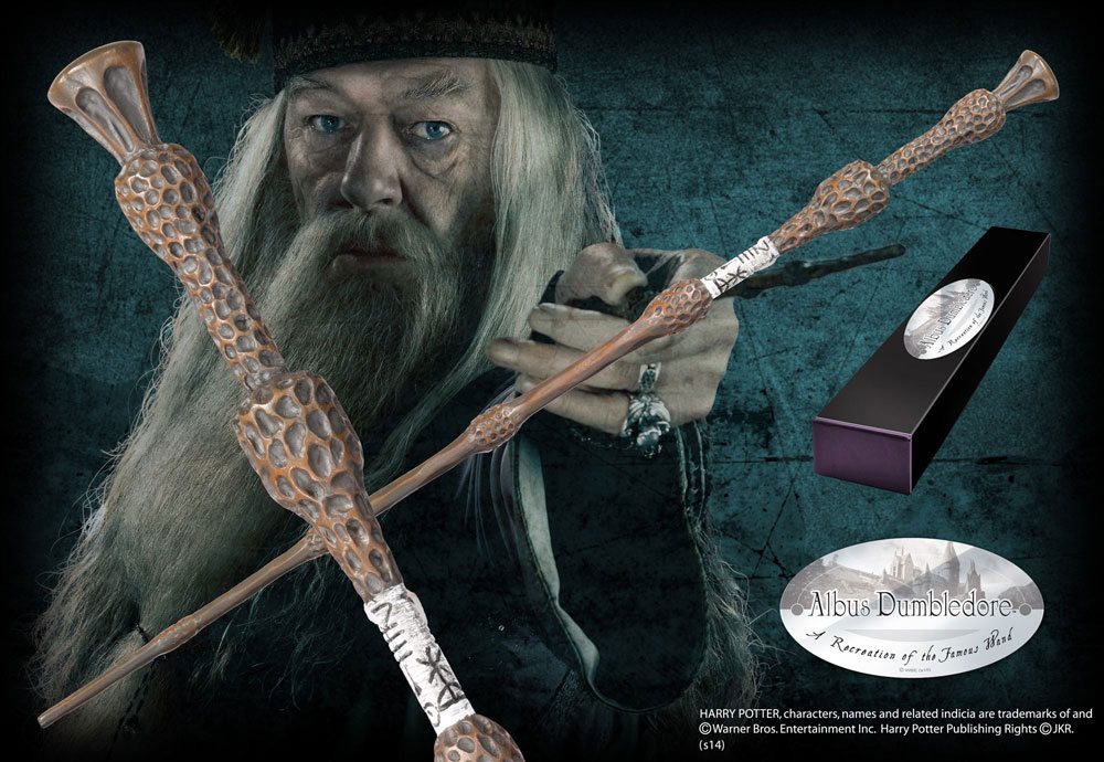 Harry Potter Zauberstab Albus Dumbledore (Charakter-Edition) - Versand: 7 Tage nach Bestellung