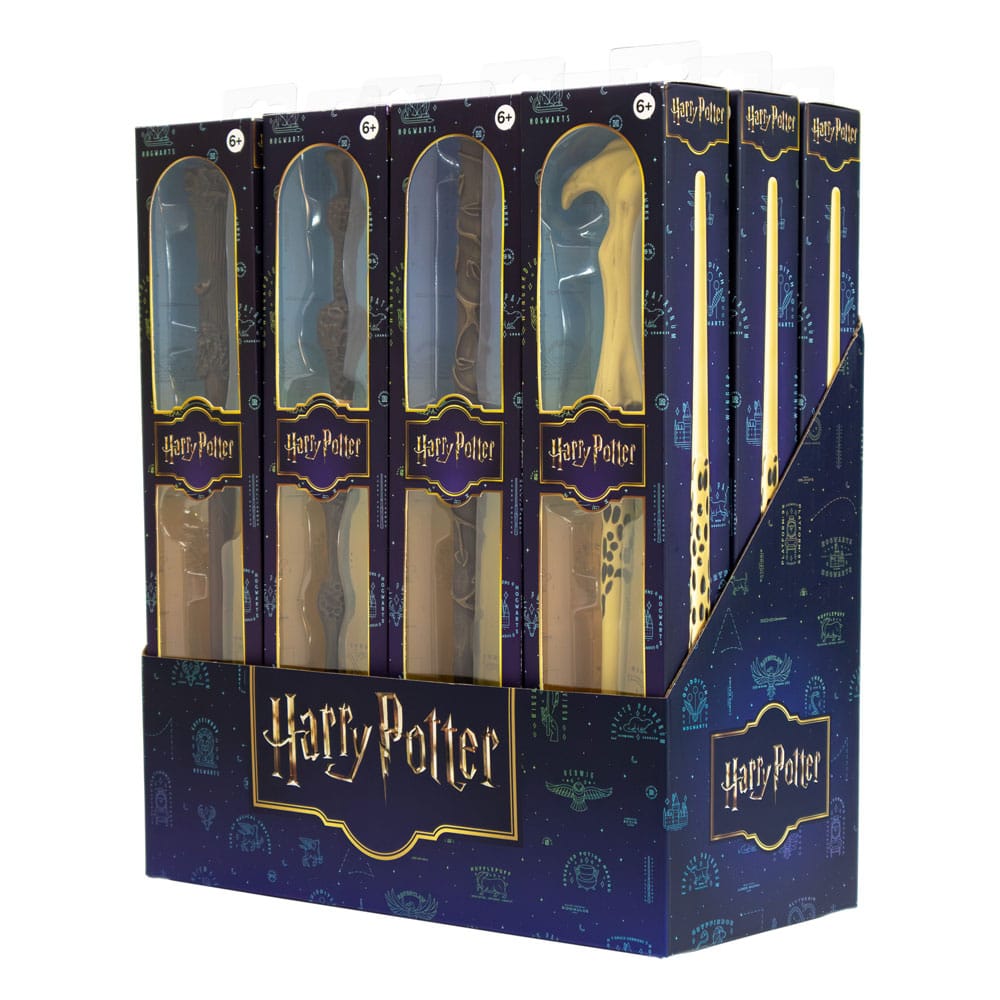 Harry Potter Rollenspiel Zauberstäbe Display (12) - Versand: 7 Tage nach Bestellung