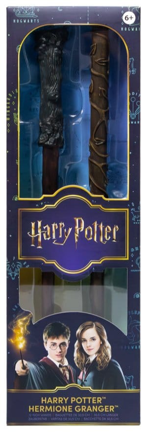 Harry Potter Roleplay-Replik Zauberstäbe 2er-Pack Harry Potter & Hermione Granger 31 cm - Versand: 7 Tage nach Bestellung