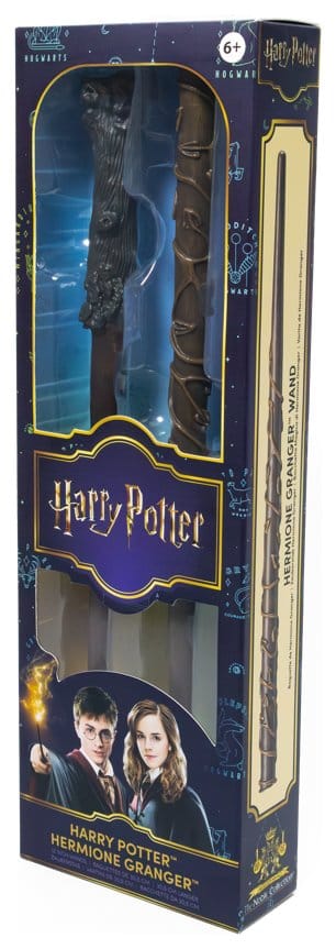Harry Potter Roleplay-Replik Zauberstäbe 2er-Pack Harry Potter & Hermione Granger 31 cm - Versand: 7 Tage nach Bestellung