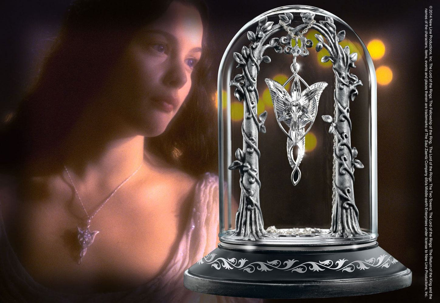 Herr der Ringe Schmuckvitrine fuer Arwens Abendstern - Versand: 7 Tage nach Bestellung