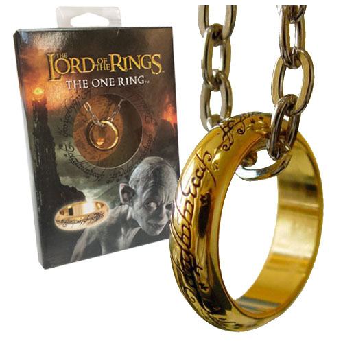 Herr der Ringe Ring Der Eine Ring (vergoldet) - Versand: 7 Tage nach Bestellung