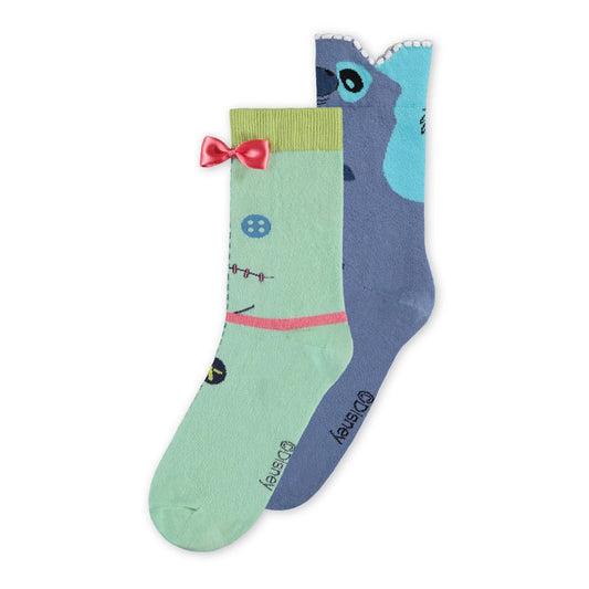 Lilo & Stitch Socken 2er-Pack Doll 35-38    - Versand: 7 Tage nach Bestellung