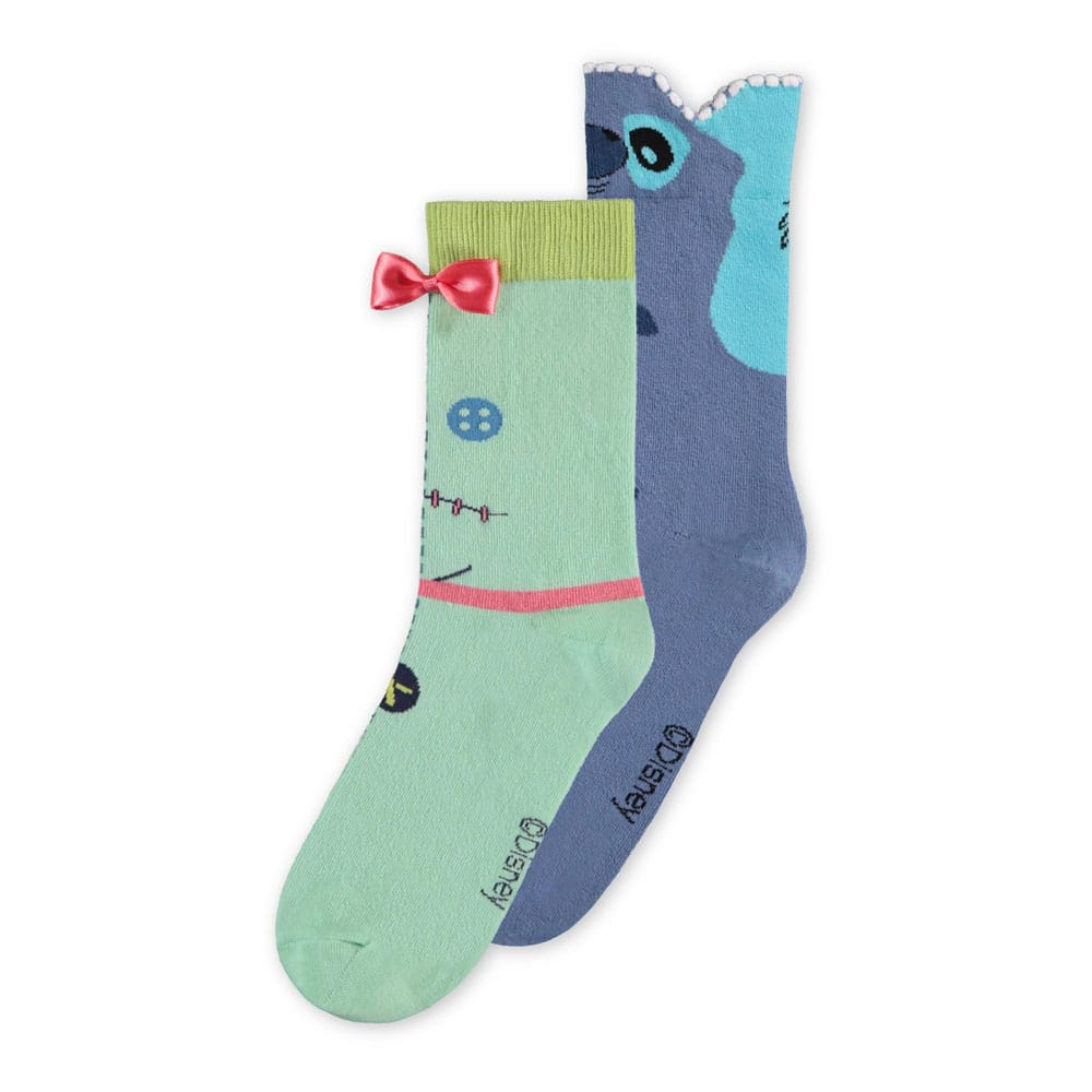 Lilo & Stitch Socken 2er-Pack Doll 39-42  - Versand: 7 Tage nach Bestellung