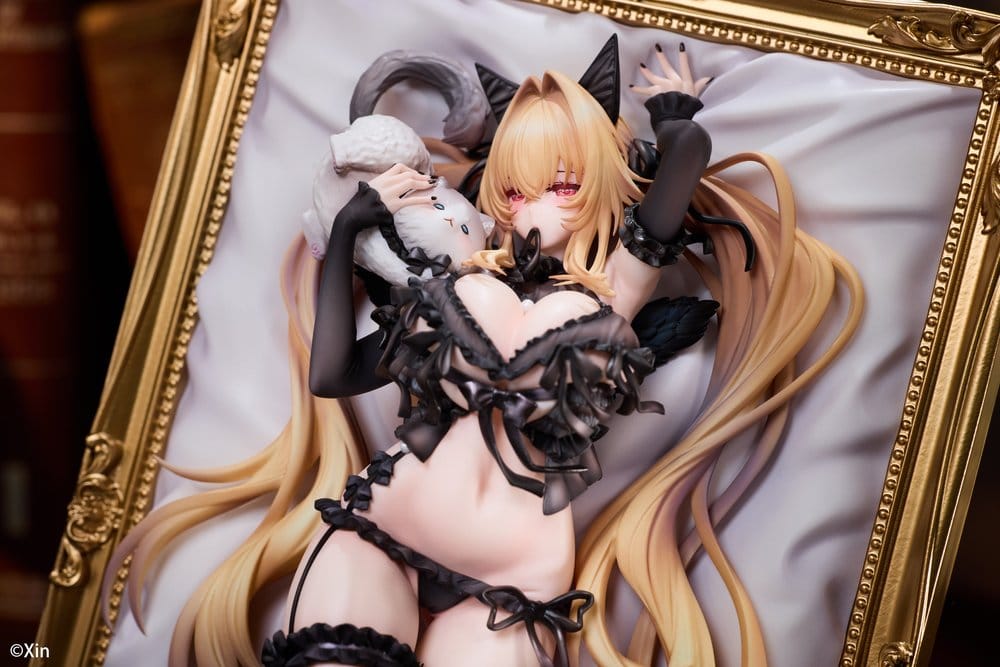 Original Character PVC Figur 1/7 Stella Black Cat Ver. Deluxe Edition 27 cm - Preorder - ETA: 25.01.2028