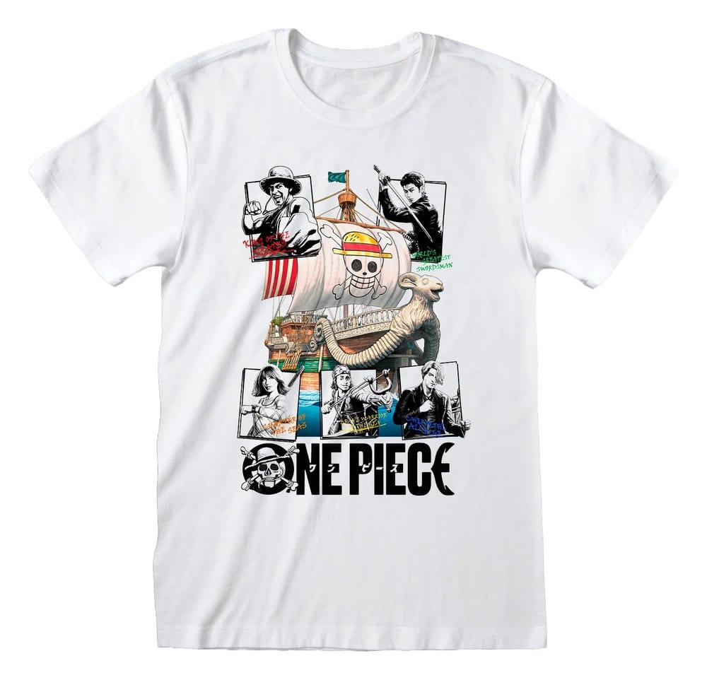 One Piece T-Shirt Merry Go Call Outs Größe L - Versand: 7 Tage nach Bestellung