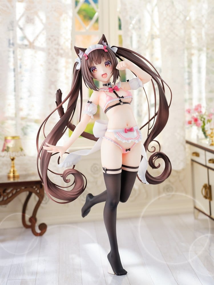 Nekopara PVC Figur 1/5.5 Chocola Micro Bikini Maid -STD Edition- 30 cm - Preorder - ETA: 25.03.2027