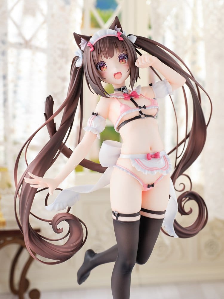 Nekopara PVC Figur 1/5.5 Chocola Micro Bikini Maid -STD Edition- 30 cm - Preorder - ETA: 25.03.2027