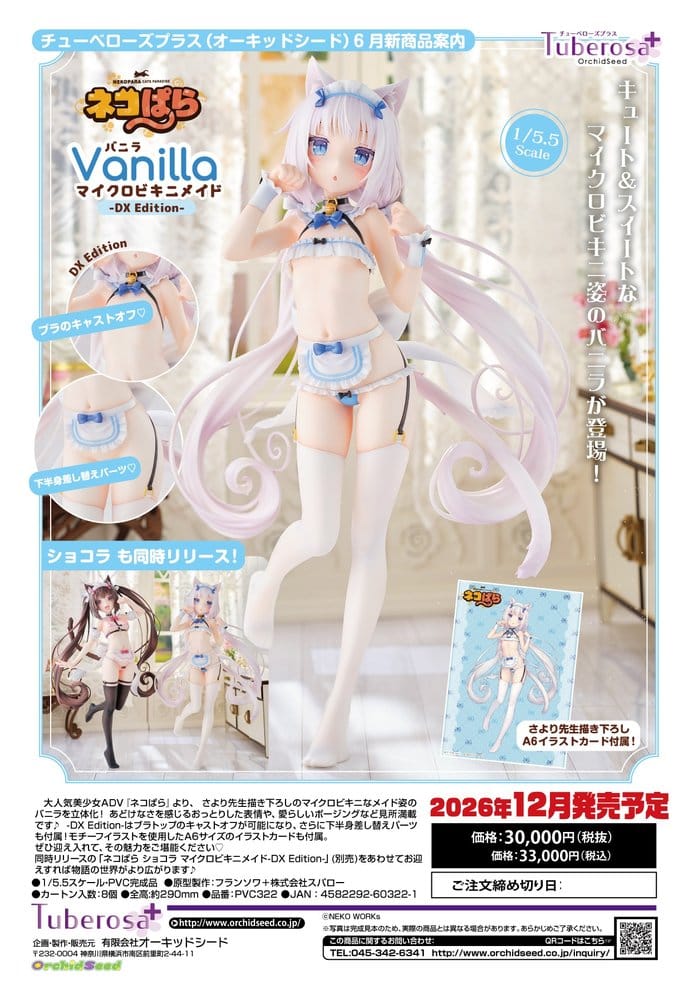 Nekopara PVC Figur 1/5.5 Vanilla DX Edition 29 cm - Preorder - ETA: 25.02.2027