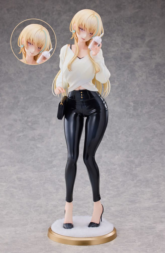 Original Character Statue 1/4 Aoi Koigakubo Illustrated by Fujiko Leather Pants Deluxe Edition 42 cm - Preorder - ETA: 25.08.2026