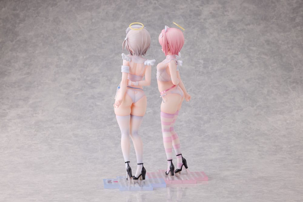 Original Character Statue 1/6 Suzu & Nagi Illustrated by Kuma 4-gou Set Edition 27 cm   - Preorder - ETA: 25.11.2026