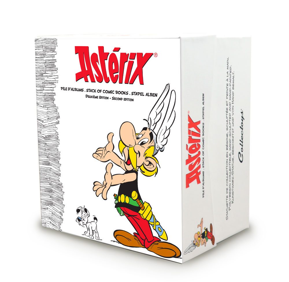 Asterix Collectoys Statue Asterix mit Bücherstapel 2nd Edition 23 cm - Preorder - ETA: 28.08.2026