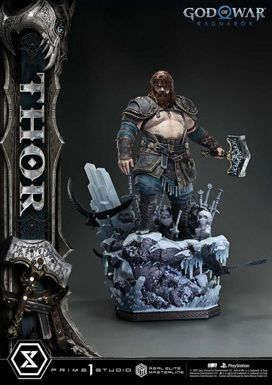 God of War: Ragnarök Real Elite Masterline Series Statue 1/3 Thor 105 cm - Preorder - ETA: 25.04.2027