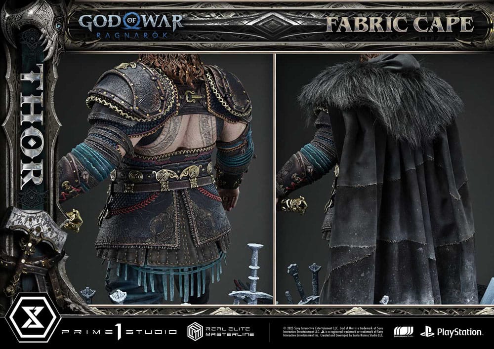 God of War: Ragnarök Real Elite Masterline Series Statue 1/3 Thor 105 cm - Preorder - ETA: 25.04.2027