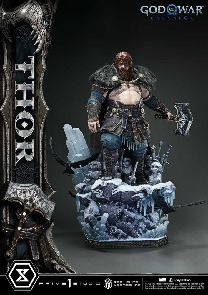 God of War: Ragnarök Real Elite Masterline Series Statue 1/3 Thor 105 cm - Preorder - ETA: 25.04.2027