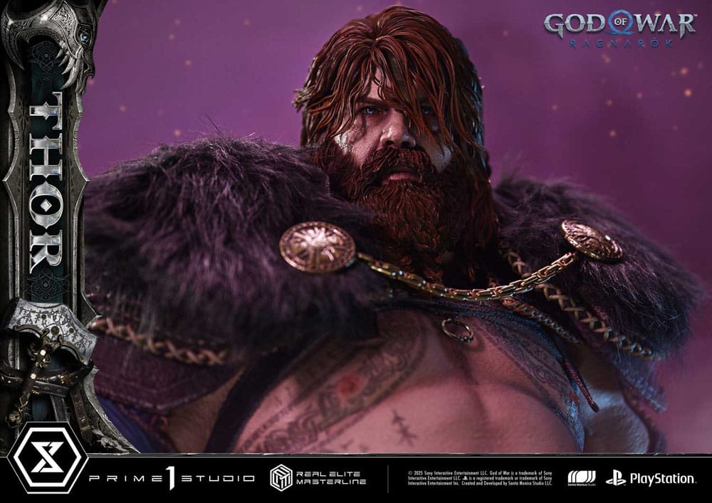 God of War: Ragnarök Real Elite Masterline Series Statue 1/3 Thor 105 cm - Preorder - ETA: 25.04.2027