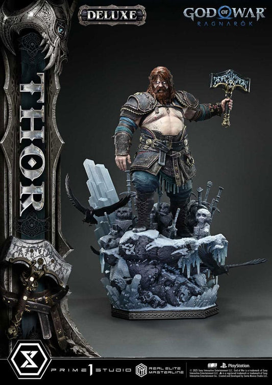 God of War: Ragnarök Real Elite Masterline Series Statue 1/3 Thor Deluxe Version 105 cm - Preorder - ETA: 25.04.2027