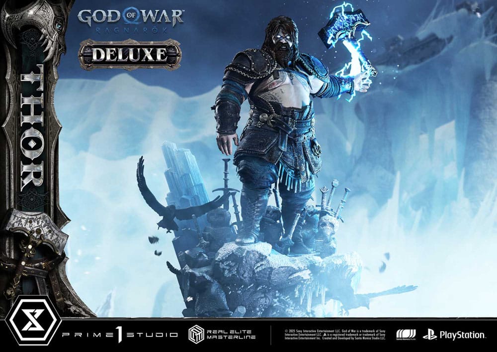 God of War: Ragnarök Real Elite Masterline Series Statue 1/3 Thor Deluxe Version 105 cm - Preorder - ETA: 25.04.2027
