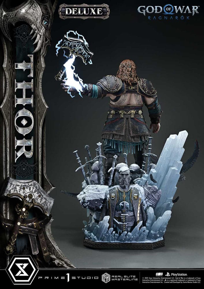 God of War: Ragnarök Real Elite Masterline Series Statue 1/3 Thor Deluxe Version 105 cm - Preorder - ETA: 25.04.2027