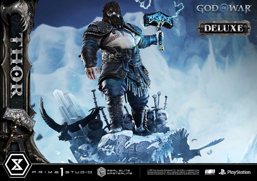 God of War: Ragnarök Real Elite Masterline Series Statue 1/3 Thor Deluxe Version 105 cm - Preorder - ETA: 25.04.2027