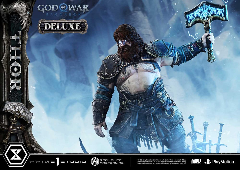 God of War: Ragnarök Real Elite Masterline Series Statue 1/3 Thor Deluxe Version 105 cm - Preorder - ETA: 25.04.2027