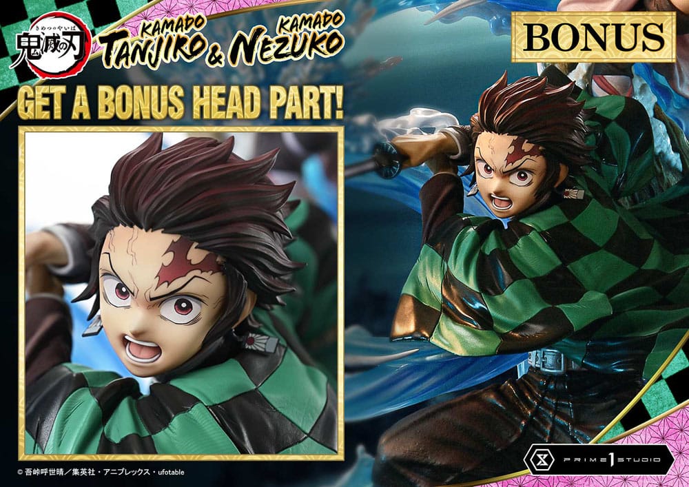 Demon Slayer: Kimetsu no Yaiba Concept Masterline Series Statue 1/6 Nezuko & Tanjiro Ultimate Bonus Ver. 56 cm  - Preorder - ETA: 25.01.2027