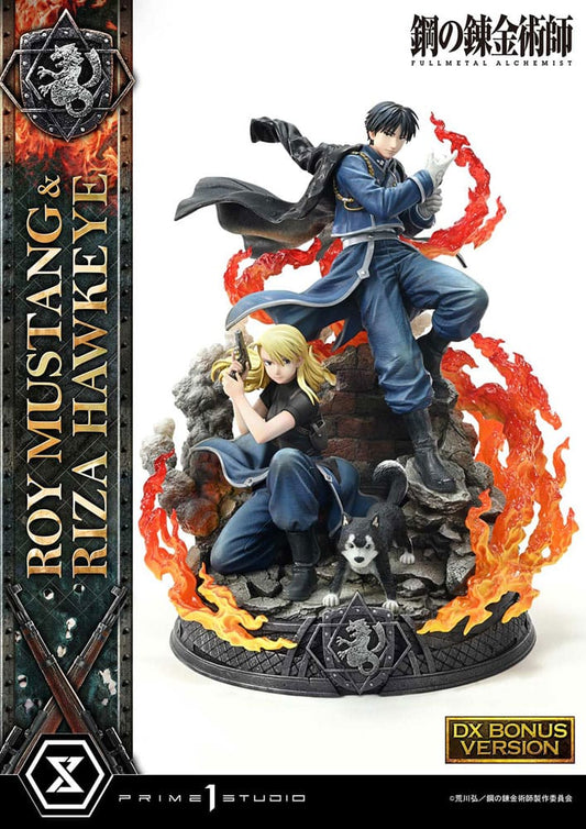 Fullmetal Alchemist Concept Masterline Statue 1/6 Roy Mustang & Riza Hawkeye Deluxe Bonus Version 50 cm - Preorder - ETA: 19.02.2026