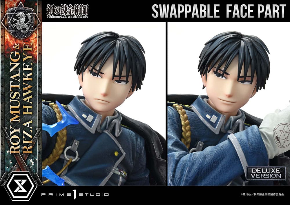 Fullmetal Alchemist Concept Masterline Statue 1/6 Roy Mustang & Riza Hawkeye Deluxe Bonus Version 50 cm - Preorder - ETA: 19.02.2026