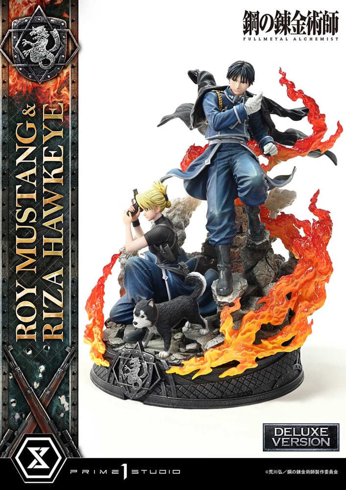 Fullmetal Alchemist Concept Masterline Statue 1/6 Roy Mustang & Riza Hawkeye Deluxe Bonus Version 50 cm - Preorder - ETA: 19.02.2026