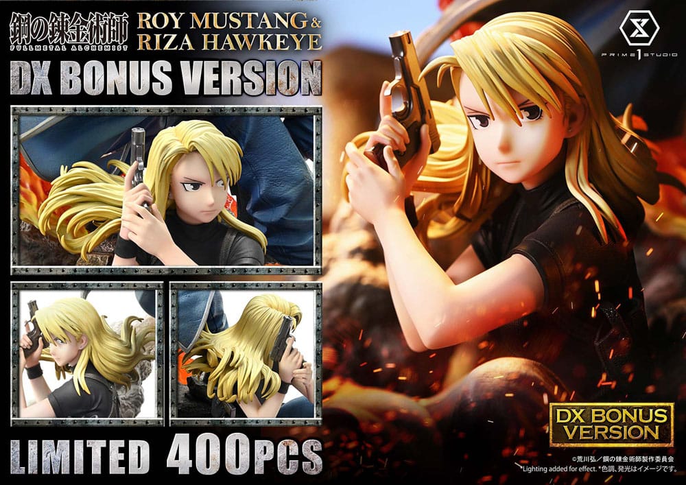 Fullmetal Alchemist Concept Masterline Statue 1/6 Roy Mustang & Riza Hawkeye Deluxe Bonus Version 50 cm - Preorder - ETA: 19.02.2026