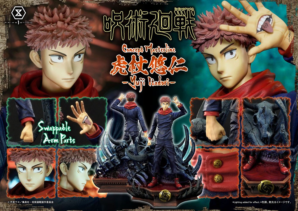 Jujutsu Kaisen Premium Masterline Series Statue Yuji Itadori 38 cm - Versand: 5-7 Tage nach Bestellung