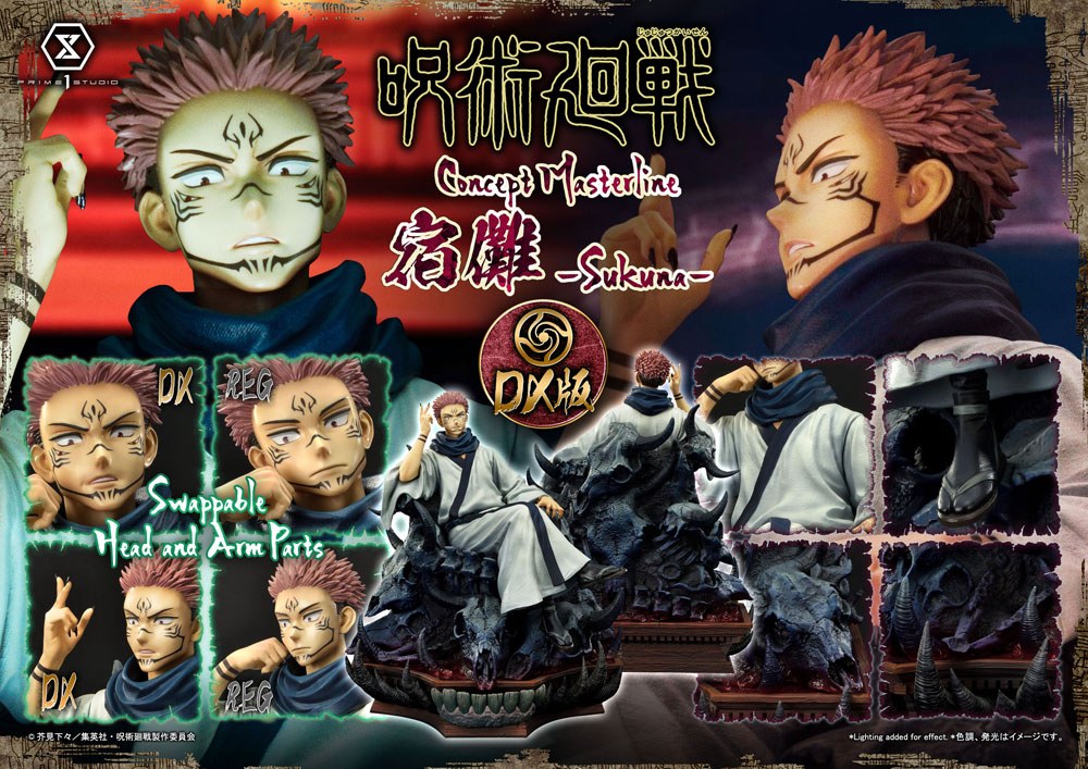 Jujutsu Kaisen Premium Masterline Series Statue Ryomen Sukuna Deluxe Version 34 cm - Versand: 5-7 Tage nach Bestellung