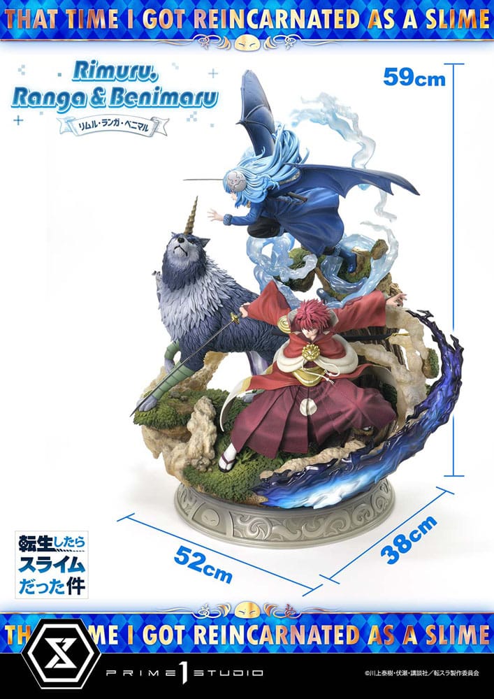 That Time I Got Reincarnated as a Slime Concept Masterline Series Statue 1/6 Rimuru, Ranga and Benimaru Deluxe Bonus Version 59 cm - Preorder - ETA: 25.11.2025