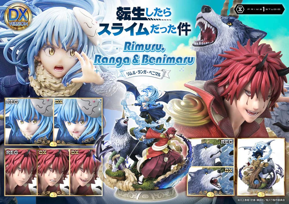 That Time I Got Reincarnated as a Slime Concept Masterline Series Statue 1/6 Rimuru, Ranga and Benimaru Deluxe Bonus Version 59 cm - Preorder - ETA: 25.11.2025