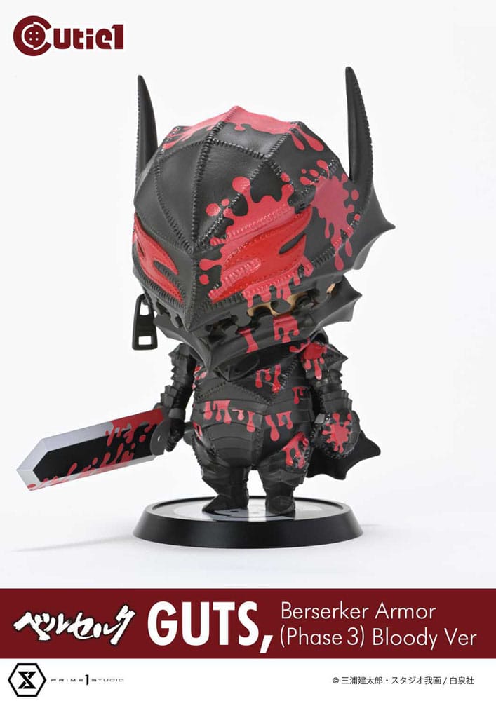 Berserk Cutie1 PVC Figur Guts Berserker Armor (Phase 3) Bloody Ver. 12 cm  - Versand: 7 Tage nach Bestellung