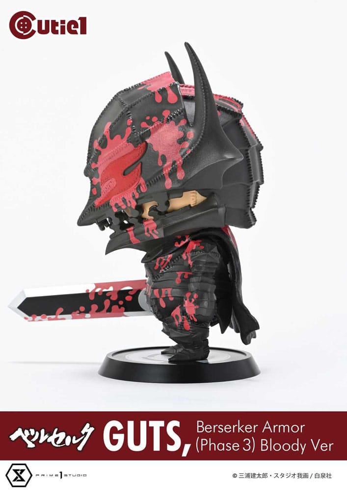 Berserk Cutie1 PVC Figur Guts Berserker Armor (Phase 3) Bloody Ver. 12 cm  - Versand: 7 Tage nach Bestellung