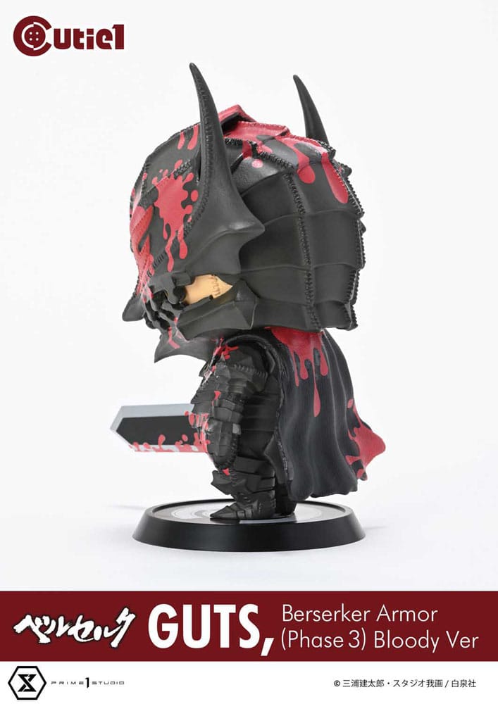 Berserk Cutie1 PVC Figur Guts Berserker Armor (Phase 3) Bloody Ver. 12 cm  - Versand: 7 Tage nach Bestellung