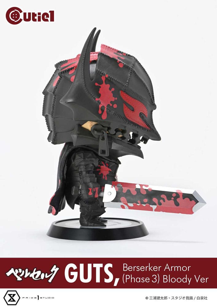 Berserk Cutie1 PVC Figur Guts Berserker Armor (Phase 3) Bloody Ver. 12 cm  - Versand: 7 Tage nach Bestellung
