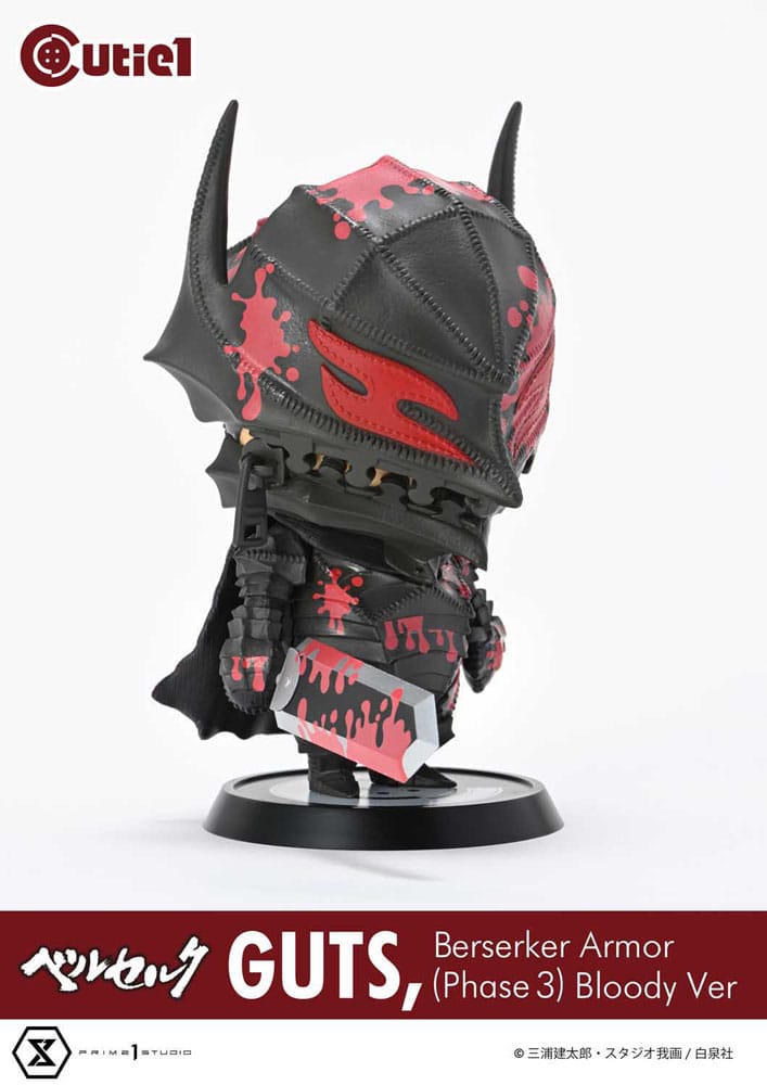 Berserk Cutie1 PVC Figur Guts Berserker Armor (Phase 3) Bloody Ver. 12 cm  - Versand: 7 Tage nach Bestellung