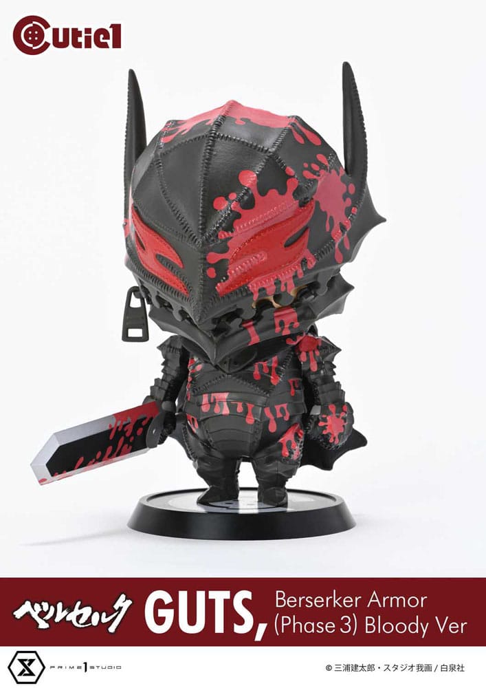 Berserk Cutie1 PVC Figur Guts Berserker Armor (Phase 3) Bloody Ver. 12 cm  - Versand: 7 Tage nach Bestellung