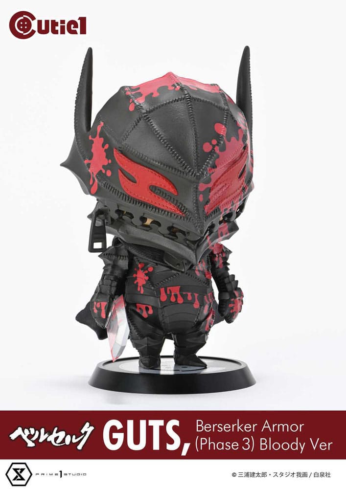 Berserk Cutie1 PVC Figur Guts Berserker Armor (Phase 3) Bloody Ver. 12 cm  - Versand: 7 Tage nach Bestellung