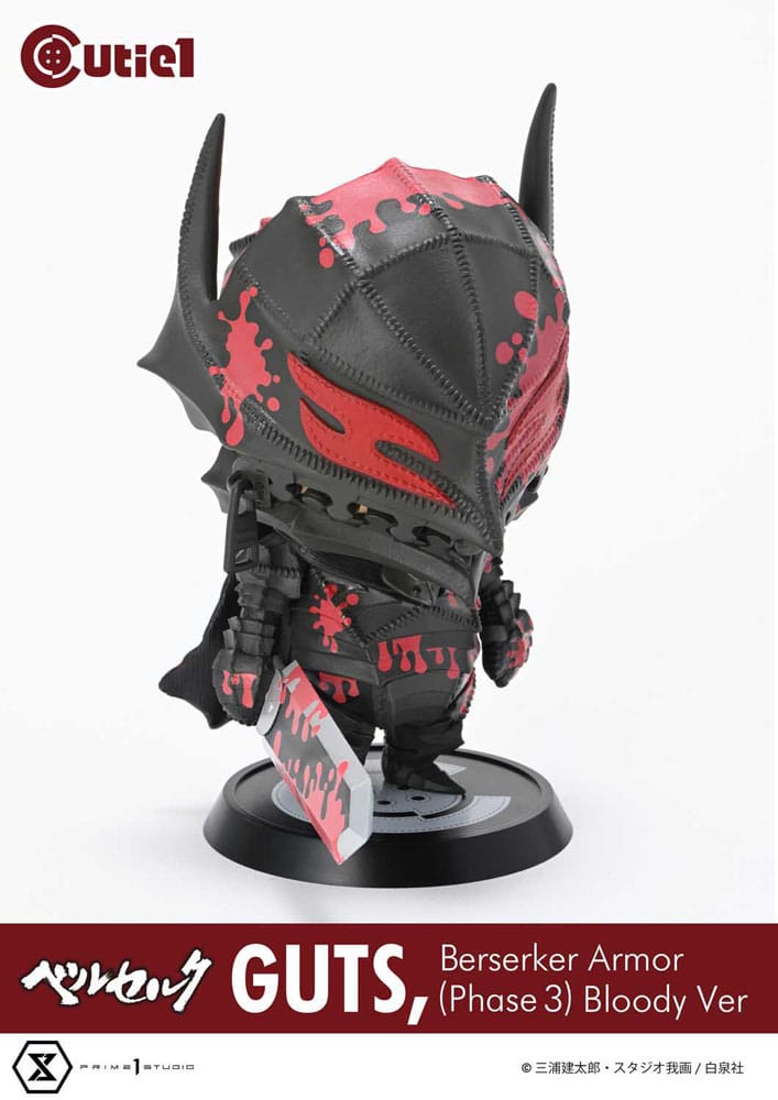 Berserk Cutie1 PVC Figur Guts Berserker Armor (Phase 3) Bloody Ver. 12 cm  - Versand: 7 Tage nach Bestellung