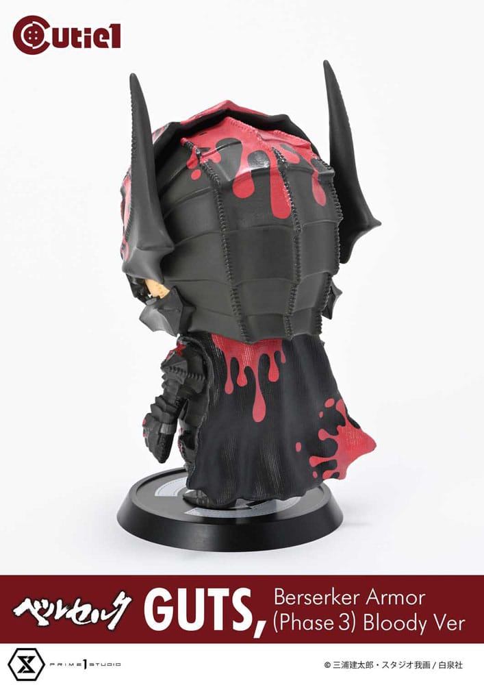 Berserk Cutie1 PVC Figur Guts Berserker Armor (Phase 3) Bloody Ver. 12 cm  - Versand: 7 Tage nach Bestellung