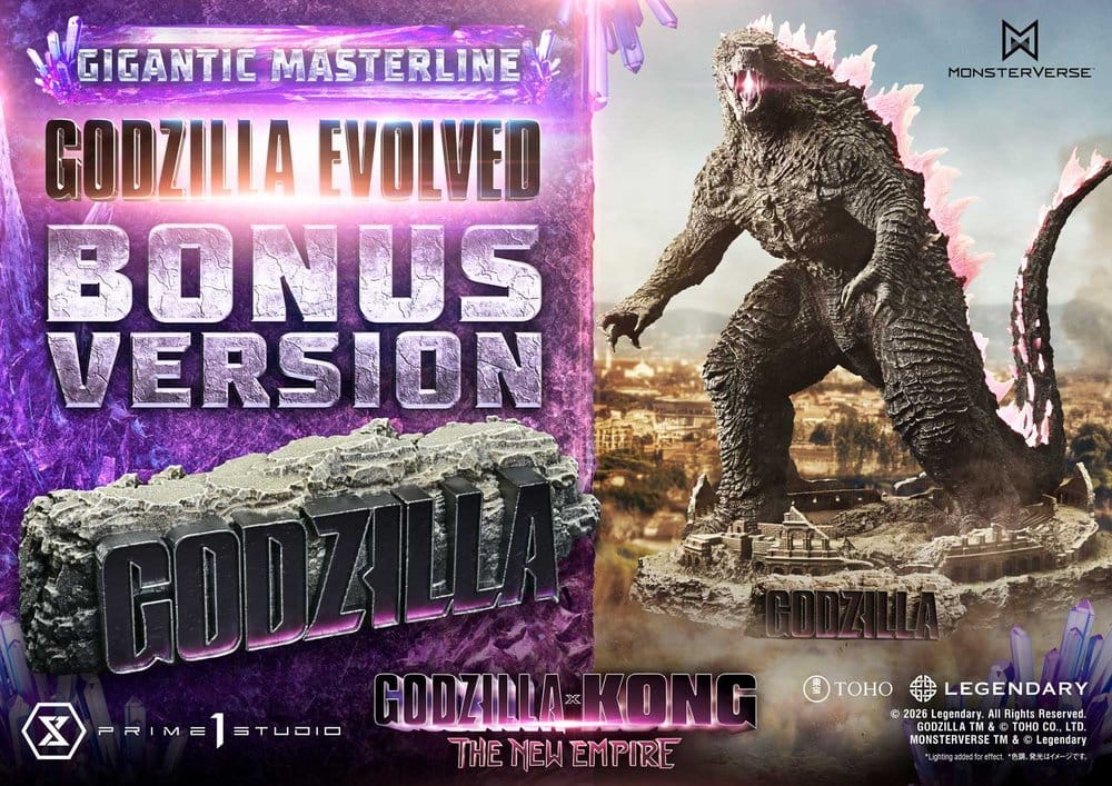 Godzilla x Kong: The New Empire (Film) Gigantic Masterline Series Statue Godzilla Evolved Bonus Ver. 93 cm  - Preorder - ETA: 27.12.2027