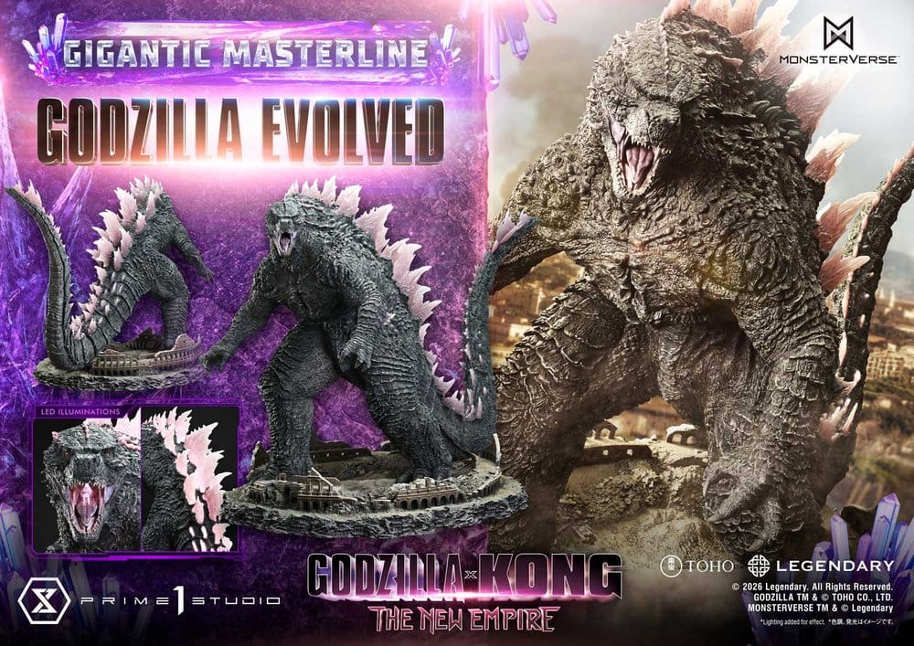 Godzilla x Kong: The New Empire (Film) Gigantic Masterline Series Statue Godzilla Evolved Bonus Ver. 93 cm  - Preorder - ETA: 27.12.2027